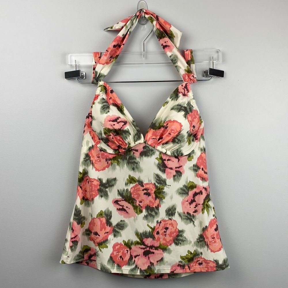 Lands End Halter Tankini Sz 6